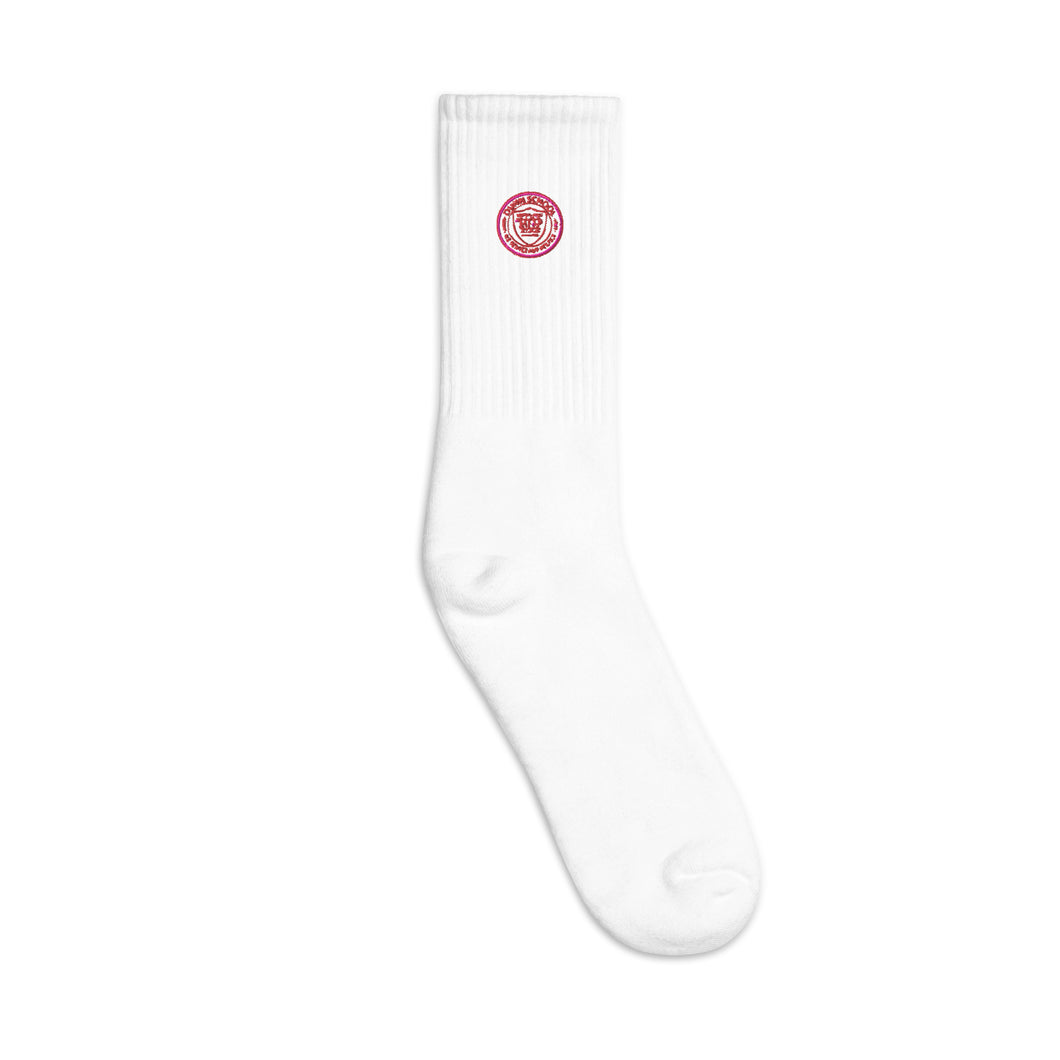 Embroidered socks - Crest Logo